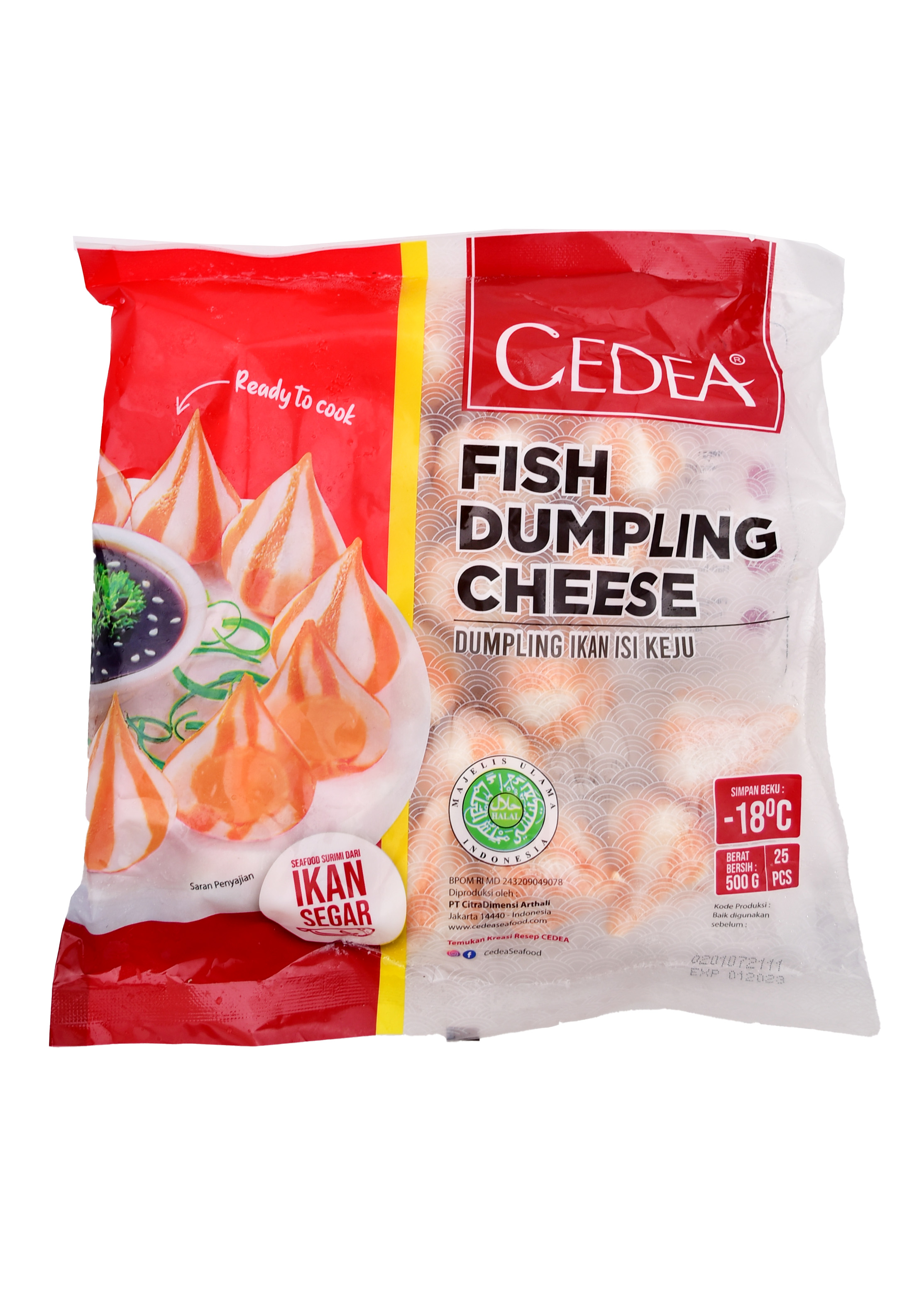 Fish Dumpling Cheese Cedea 500gr Grosir Murah