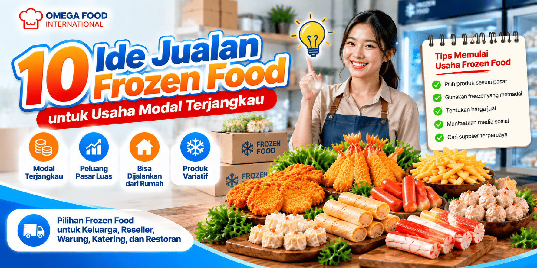 10 Ide Jualan Frozen Food untuk Usaha Modal Terjangkau