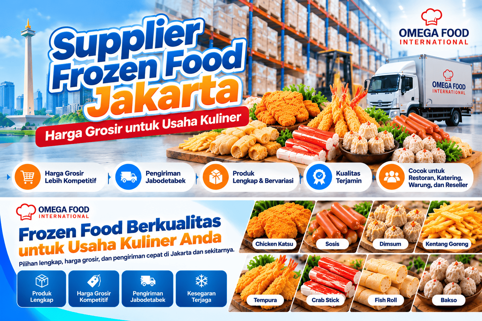Supplier Frozen Food Jakarta Harga Grosir untuk Usaha Kuliner