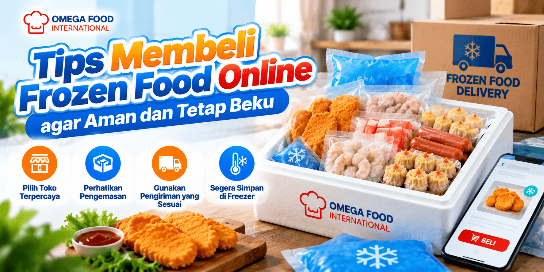 Tips Membeli Frozen Food Online agar Aman dan Tetap Beku